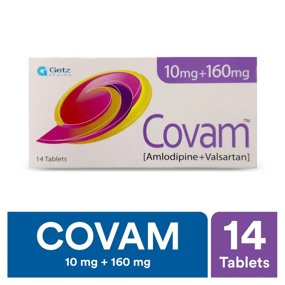 Covam 10mg+160mg Tablets